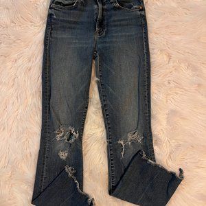 Mother Insider Crop Step Chew